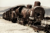A broken down train, Bolivia 2011.