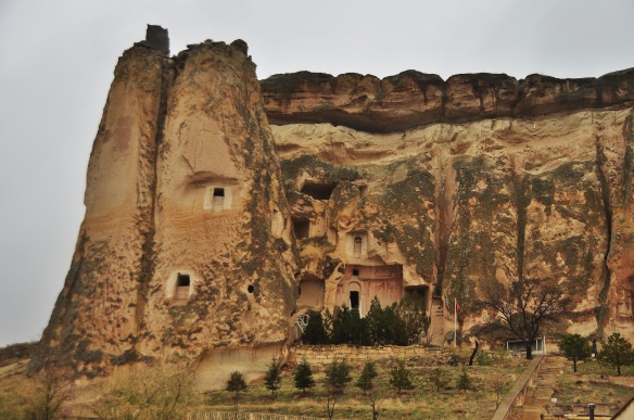 Cappadocia is famous for its caves and funny rock formations.